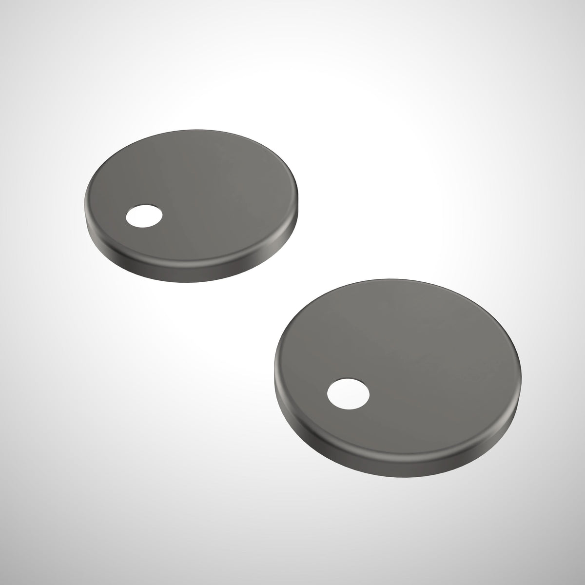 Caroma Toilet Seat Hinge Caps (Urbane / Contura / Riviere), Gunmetal