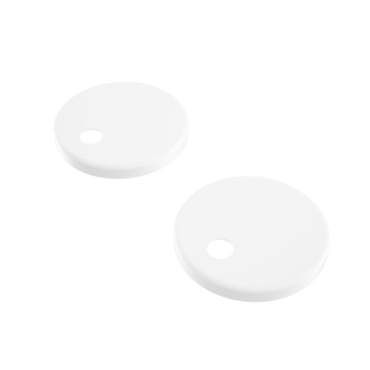 Caroma Toilet Seat Hinge Caps (Urbane / Contura / Riviere), Matte White