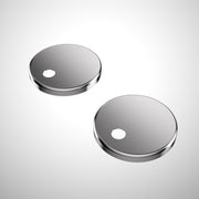 Caroma Toilet Seat Hinge Caps (Urbane / Contura / Riviere), Stainless Steel