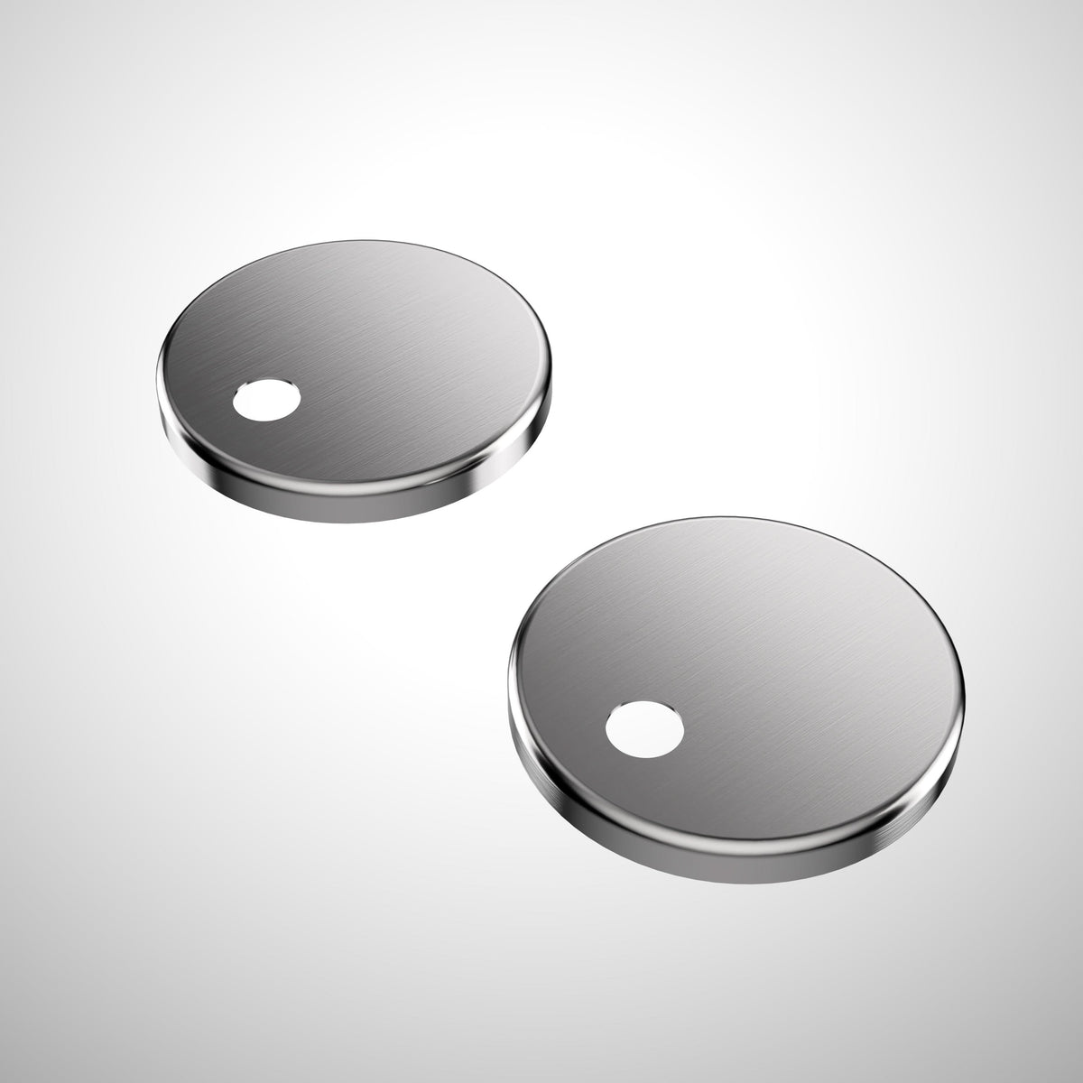 Caroma Toilet Seat Hinge Caps (Urbane / Contura / Riviere), Stainless Steel