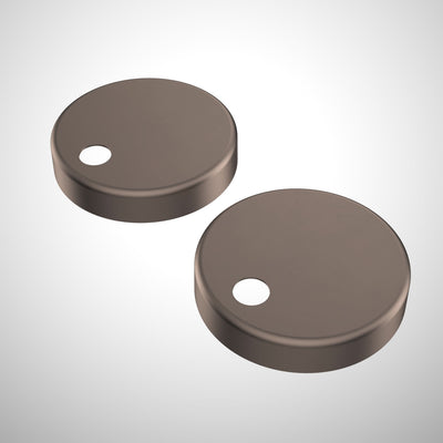Caroma Toilet Seat Hinge Caps (Liano / Arc / Xena), Brushed Bronze