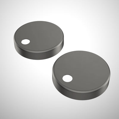 Caroma Toilet Seat Hinge Caps (Liano / Arc / Xena), Gunmetal