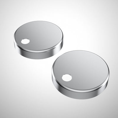 Caroma Toilet Seat Hinge Caps (Liano / Arc / Xena), Stainless Steel