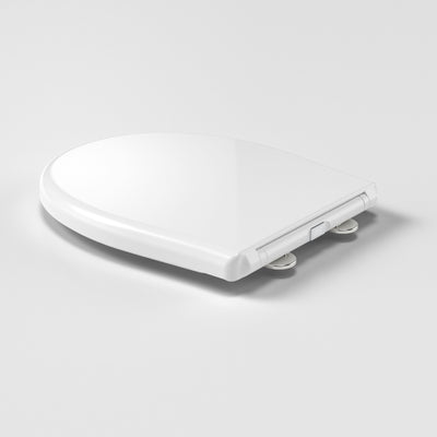 Caroma Riviere Toilet Seat (Soft Close, Blind Fix, Germgard), White