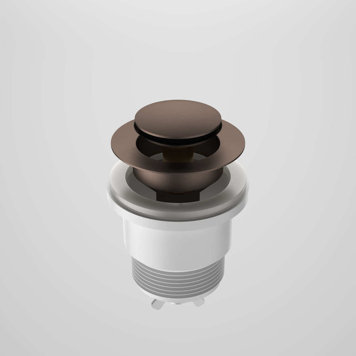 Caroma Bath/Basin Pop Up Disc Plug & Waste Compact, Brushed Bronze