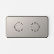 Caroma Riviere Invisi II Series Button, Brushed Nickel