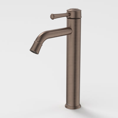 Caroma Riviere Tower Basin Mixer, Brushed Bronze