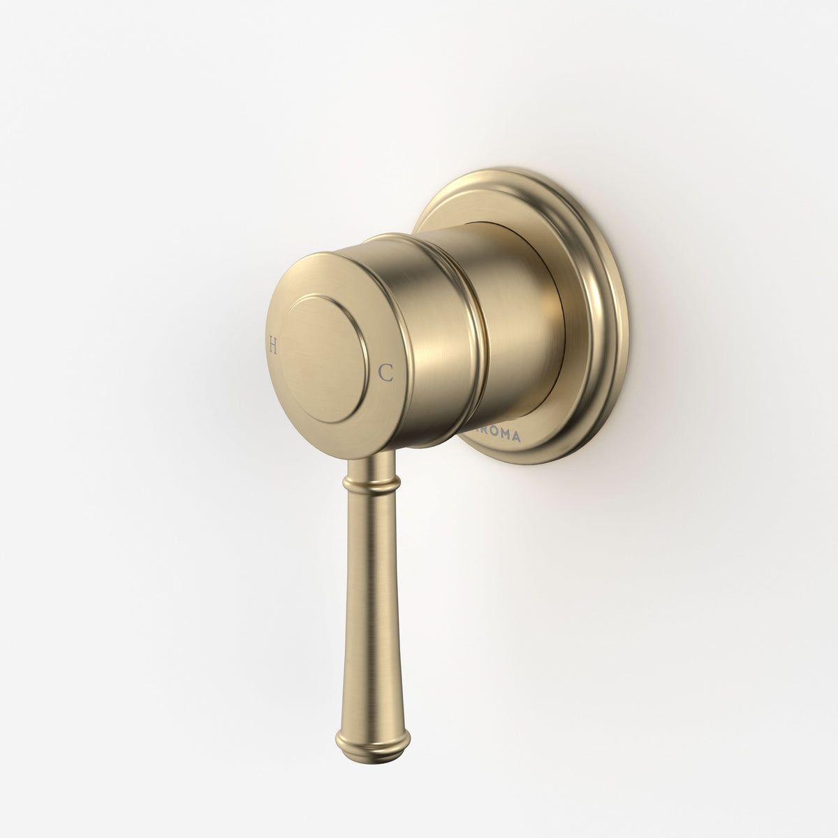 Caroma Riviere Bath/Shower Mixer, Brushed Brass