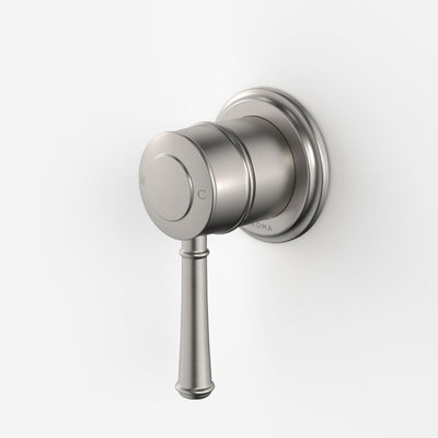 Caroma Riviere Bath/Shower Mixer, Brushed Nickel