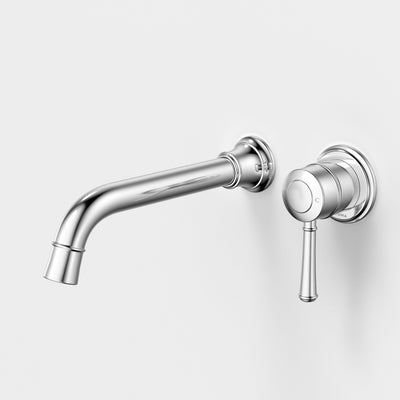 Caroma Riviere Wall Basin/Bath Mixer 210mm, Chrome