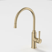 Caroma Riviere Sink Mixer, Brushed Brass