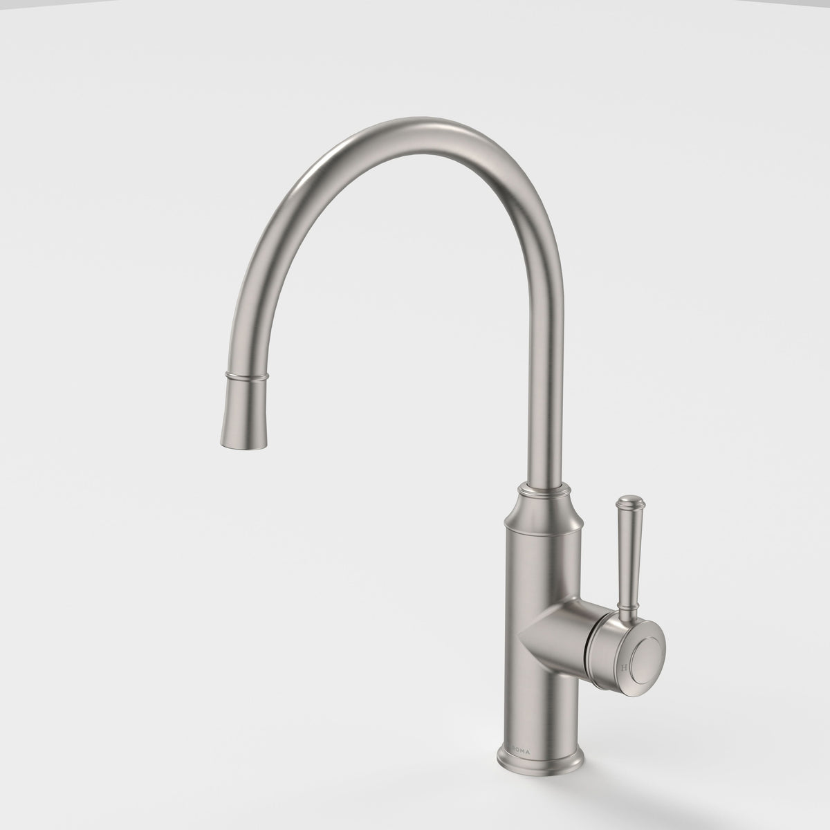 Caroma Riviere Sink Mixer, Brushed Nickel