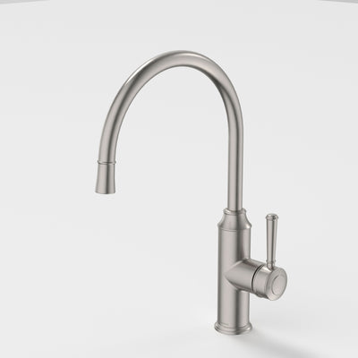 Caroma Riviere Sink Mixer, Brushed Nickel