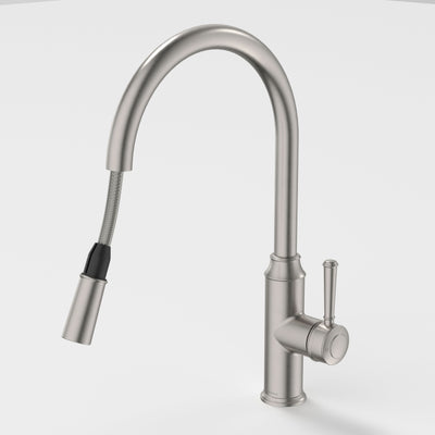 Caroma Riviere Pull Out Sink Mixer, Brushed Nickel