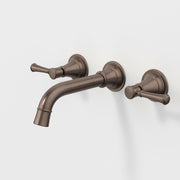 Caroma Riviere Wall Basin/Bath Set 175mm, Brushed Bronze