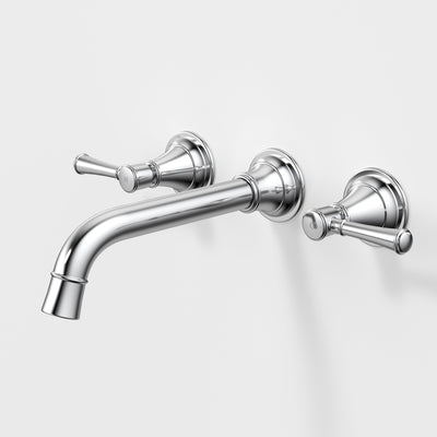 Caroma Riviere Wall Basin/Bath Set 210mm, Chrome