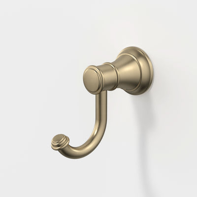 Caroma Riviere Robe Hook, Brushed Brass