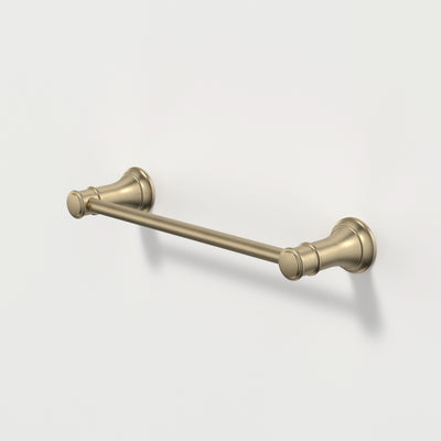 Caroma Riviere Hand Towel Rail, Brushed Brass