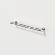 Caroma Riviere Double Towel Rail 600mm, Brushed Nickel