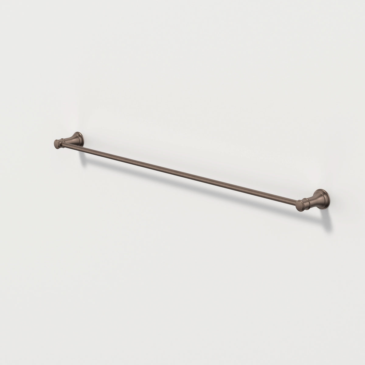 Caroma Riviere Single Towel Rail 800mm, Brushed Bronze