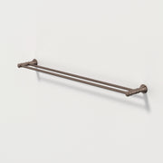 Caroma Riviere Double Towel Rail 800mm, Brushed Bronze