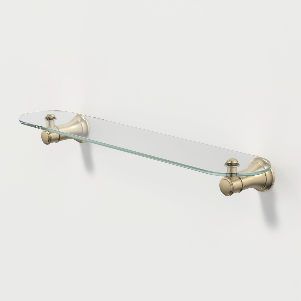Caroma Riviere Bathroom Shelf, Brushed Brass