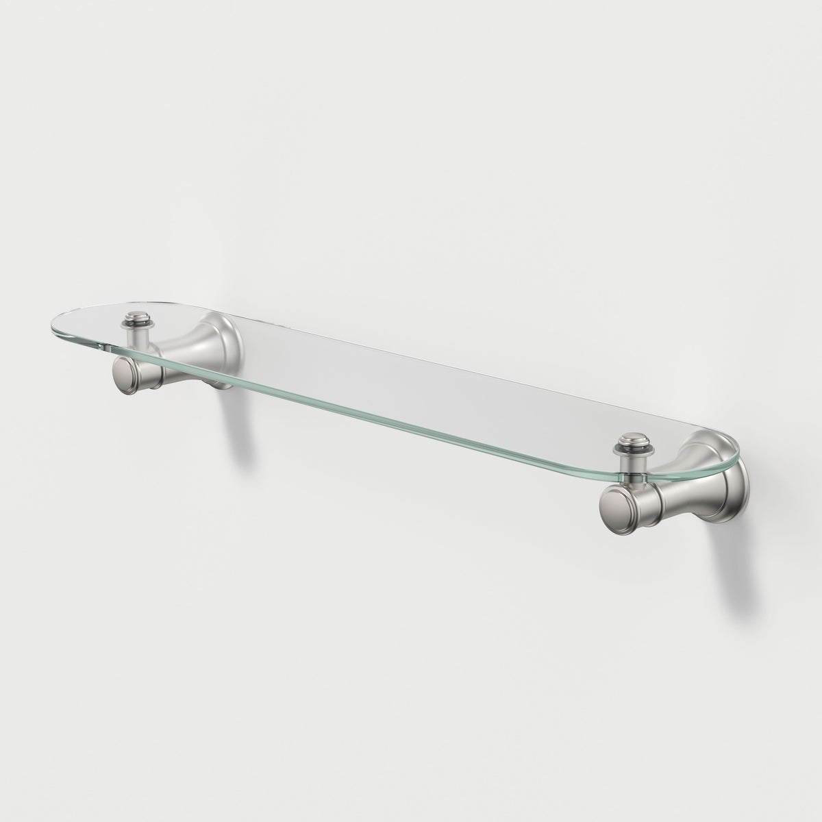 Caroma Riviere Bathroom Shelf, Brushed Nickel