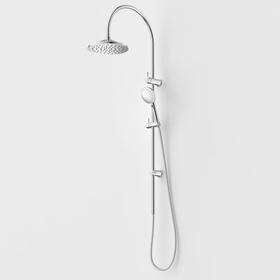 Caroma Riviere Rail Shower with Overhead, Chrome