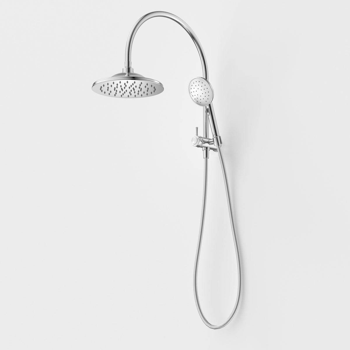 Caroma Riviere Compact Twin Shower, Chrome