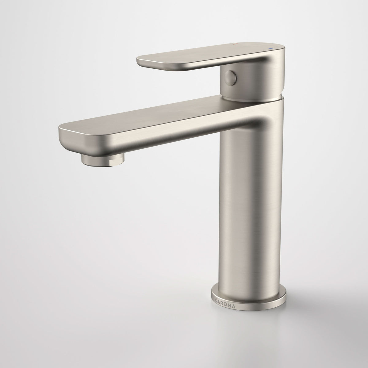 Caroma Luna Basin Mixer - Lead Free, Brushed Nickel