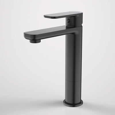 Caroma Luna Mid Basin Mixer - Lead Free, Satin Black