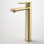 Caroma Luna Tower Basin Mixer - Lead Free, Brushed Brass