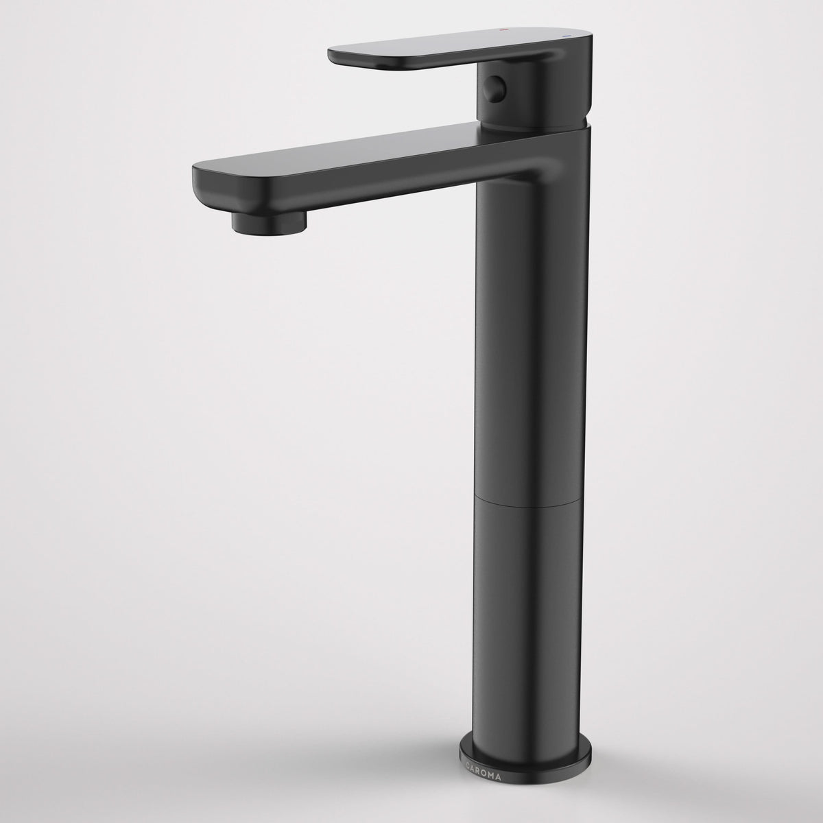 Caroma Luna Tower Basin Mixer - Lead Free, Satin Black