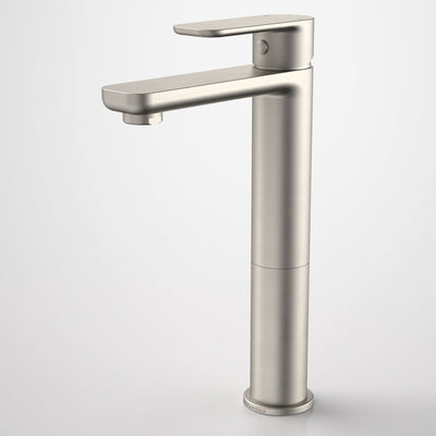 Caroma Luna Tower Basin Mixer - Lead Free, Brushed Nickel
