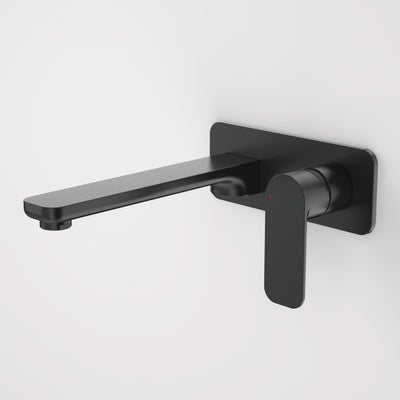 Caroma Luna Wall Basin/Bath Mixer - Lead Free, Satin Black