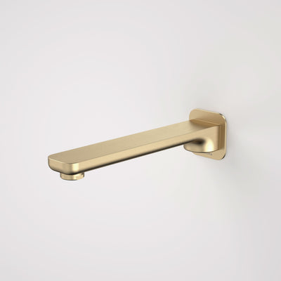 Caroma Luna Wall Basin/Bath Outlet - Lead Free, Brushed Brass