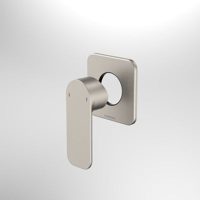 Caroma Luna Bath/Shower Mixer Trim Kit Brushed Nickel