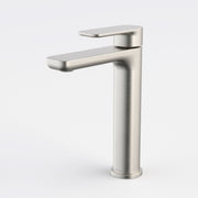 Caroma Luna II Mid Basin Mixer, Brushed Nickel