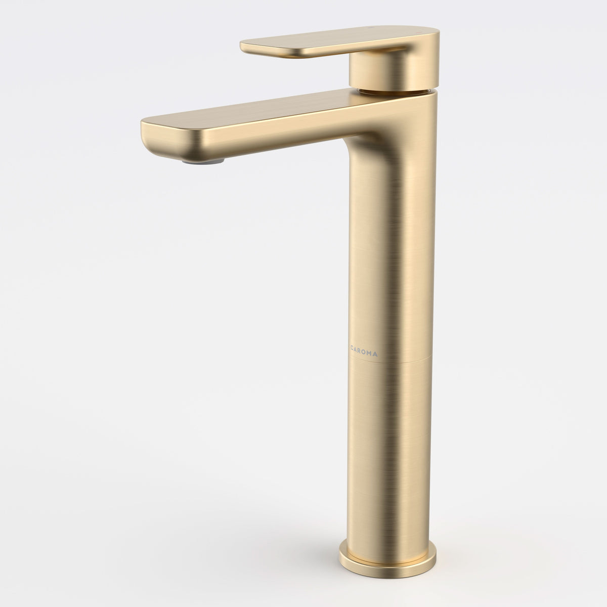 Caroma Luna II Tower Basin Mixer, Brushed Brass