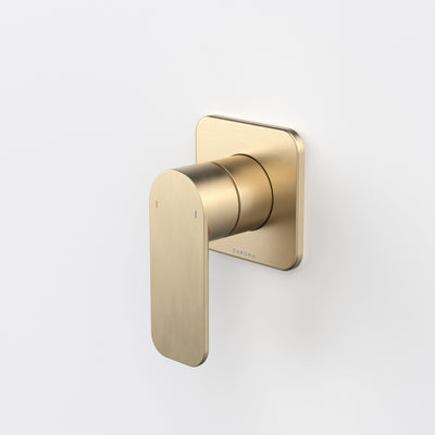 Caroma Luna II EasySwitch Bath/Shower Mixer (Complete kit), Brushed Brass