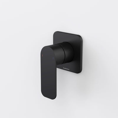 Caroma Luna II EasySwitch Bath/Shower Mixer (Complete kit), Satin Black