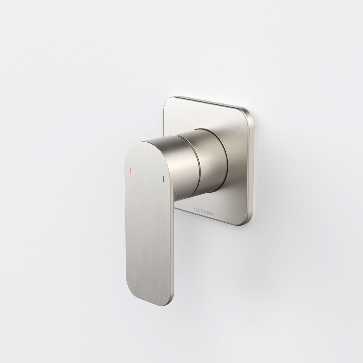 Caroma Luna II EasySwitch Bath/Shower Mixer (Complete kit), Brushed Nickel