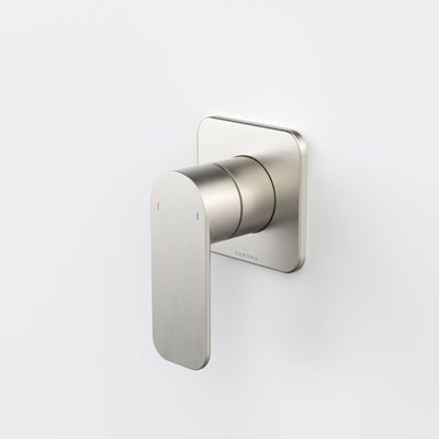 Caroma Luna II EasySwitch Bath/Shower Mixer (Complete kit), Brushed Nickel