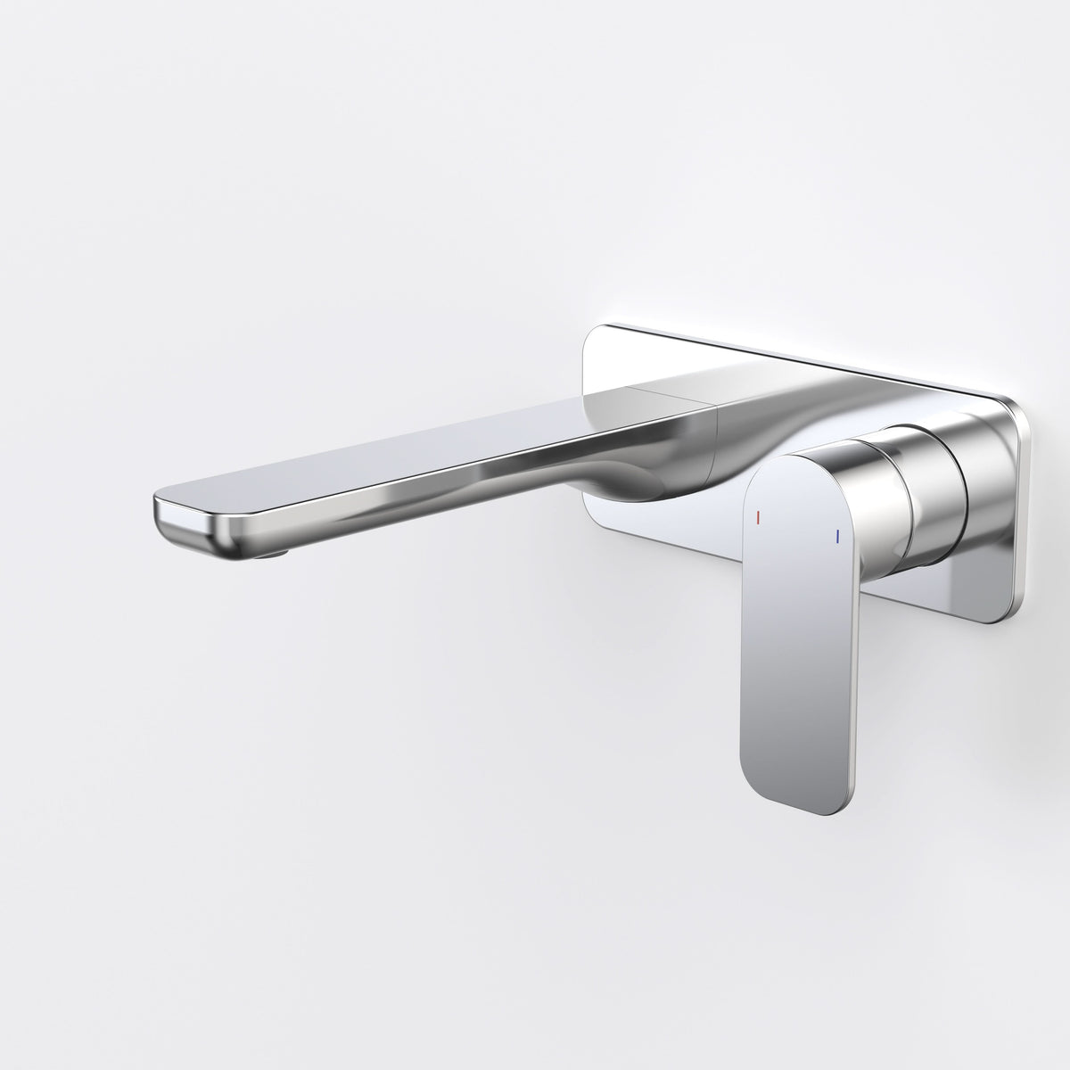 Caroma Luna II EasySwitch Wall Basin/Bath Mixer 180mm (Complete kit) - Coming March 2026, Chrome