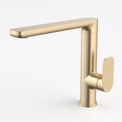Caroma Luna II Sink Mixer, Brushed Brass