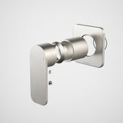 Caroma Luna II EasySwitch Bath/Shower Mixer - Trim Kit (In wall body not included), Brushed Nickel
