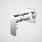 Caroma Luna II EasySwitch Bath/Shower Mixer - Trim Kit (In wall body not included), Chrome