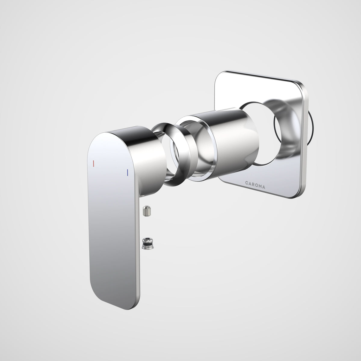 Caroma Luna II EasySwitch Bath/Shower Mixer - Trim Kit (In wall body not included), Chrome