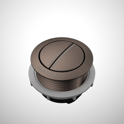 Caroma Bezel/Button Round Metal, Brushed Bronze