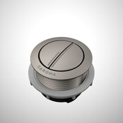 Caroma Bezel/Button Round Metal, Brushed Nickel